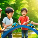 헬로카봇 에피소드 주제별 분류 - **Prompt:** A vibrant, dynamic image capturing the essence of friendship and teamwork, featuring a d...