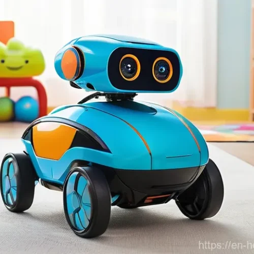 헬로카봇 시청 연령대별 선호도 - **Prompt for Age Group 3-5 (Focus on Wonder and Simple Transformation):**
    "A charming, brightly ...