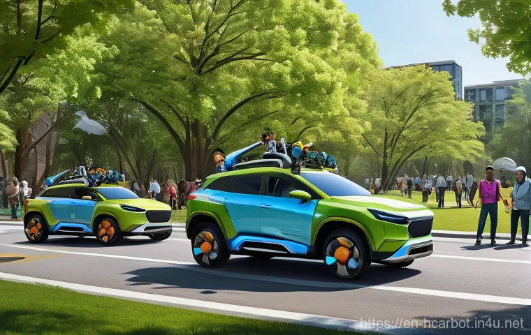 헬로카봇 시청 연령대별 선호도 - **Prompt for Age Group 6-8 (Focus on Imaginative Play and Teamwork):**
    "Two children, an 8-year-...